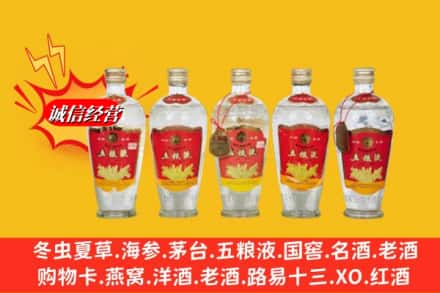 阿克苏地区沙雅县回收老五粮液